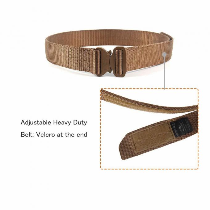 3.8 Tactical Imitation Nylon Leisure Military Belt with Metal Buckle