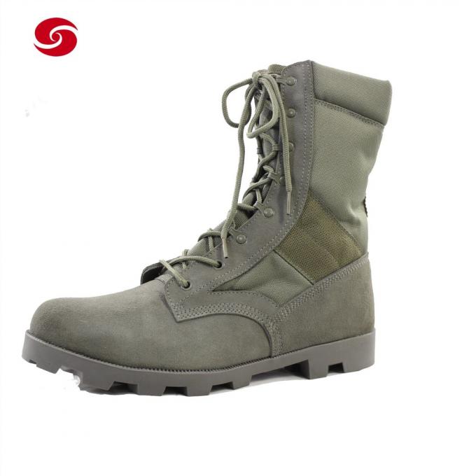 Army Green Panama Desert Outdoor Military Combat Tactical Boots