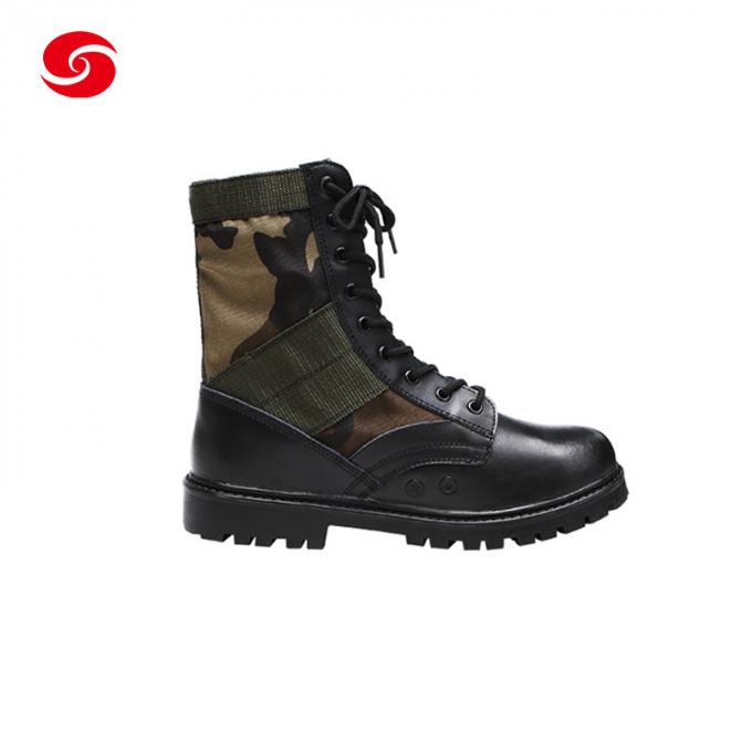 Woodland Camouflage Combat Boots Military Boots Army Jungle Boots