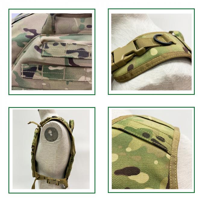 Customized Camouflage Tactical Vest Mole Chest Rig Military Ballistic Plate Carrier