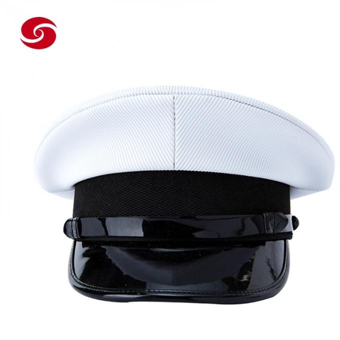 Wholesale Military Army Office Hat Wool and Polyester Police Officer Cap