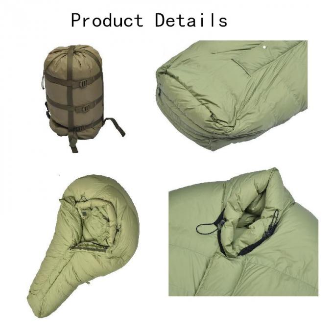 High Quality Best Waterproof Army Outdoor Goose Down Sleeping Bag  for Outdoor