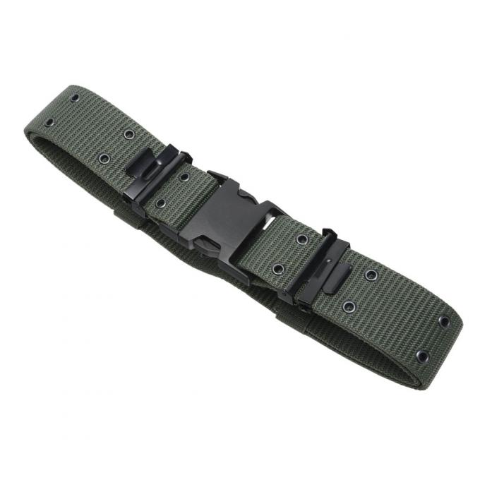 PP Man Mlitary Tactical Nylon Polyester Army Webbing Belt with Plastic Buckle