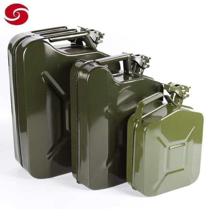 High Quality Aluminum Army Military Gasoline Fuel Tank Petrol Jerrycan 20 Liter 5 Gallon Gal Oil Water Jerry Can