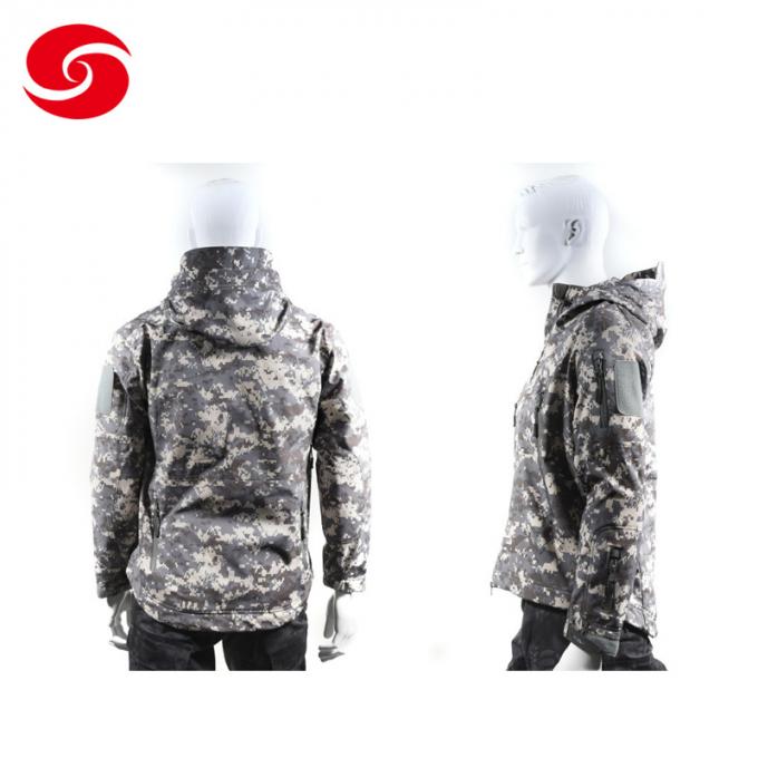 Military Digital Camo Softshell Jacket