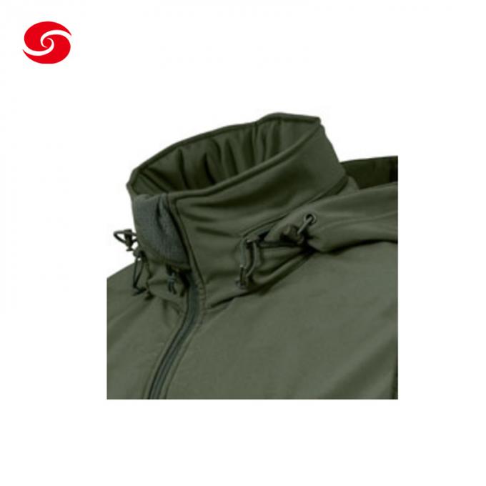 Custom Men Sports Softshell Jackets Black Outdoor Camping Coats Waterproof Fleece Soft Shell Jacket with Hood