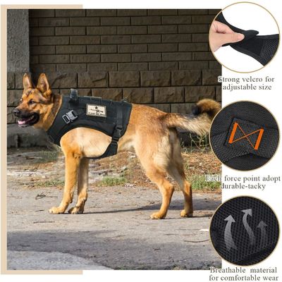 Military Harness Durable Dog Training Vest Pet Vest