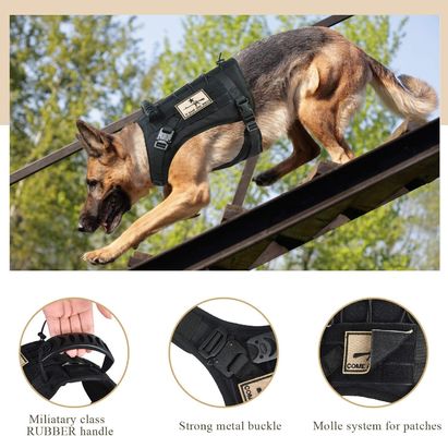 Military Harness Durable Dog Training Vest Pet Vest