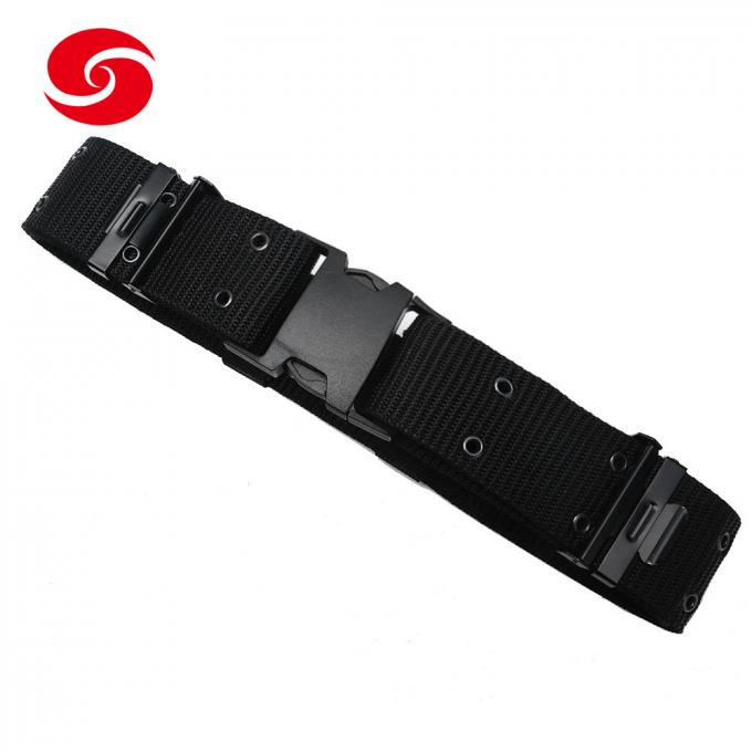 Xinxing Outdoor Gear Black Tactical PP Army Belt with Plastic Buckle