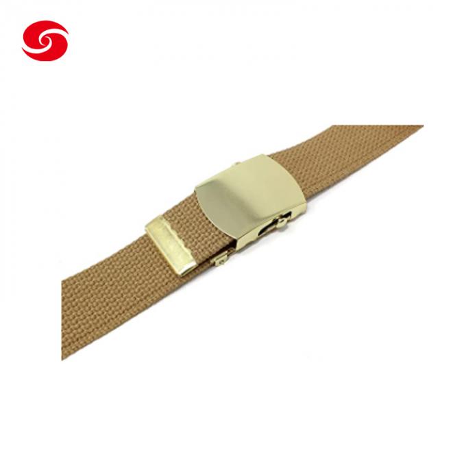 Hot Selling High Quality Outdoor Adjustable Customized Waterproof Canvas Tactical Belt for Men