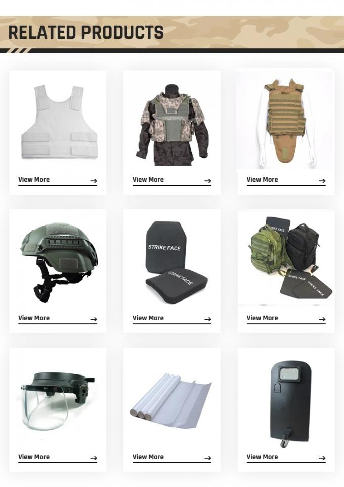 Camouflage Soft PE Concealable Bulletproof Vest for Army