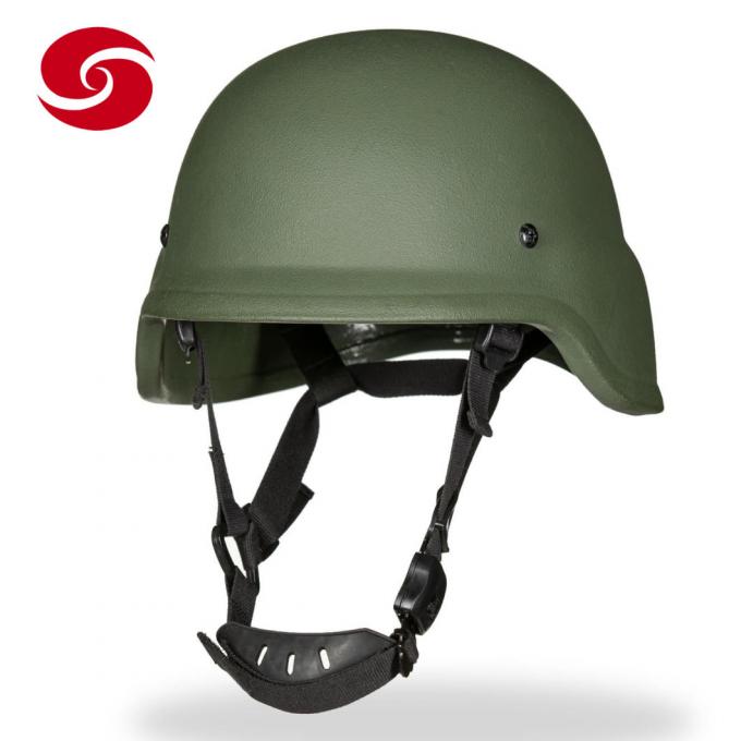 Aramid PE Military Pagst Green Bulletproof Helmet