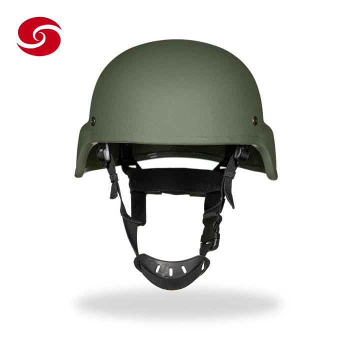 Aramid PE Military Pagst Green Bulletproof Helmet
