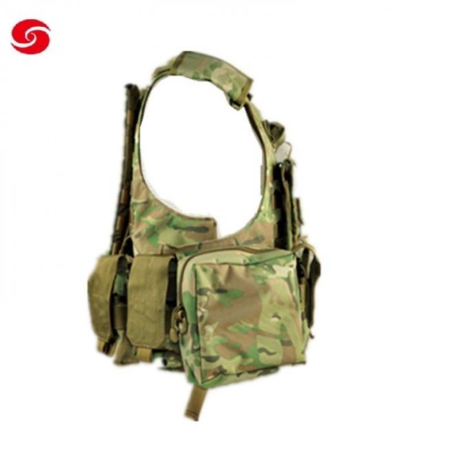 Best Seller High Quality Bulletproof Windproof Military Army Police Camouflage Plate Carrier/PE Kevlar Steel Aluminum Army Police Camo Plate Carrier Vest