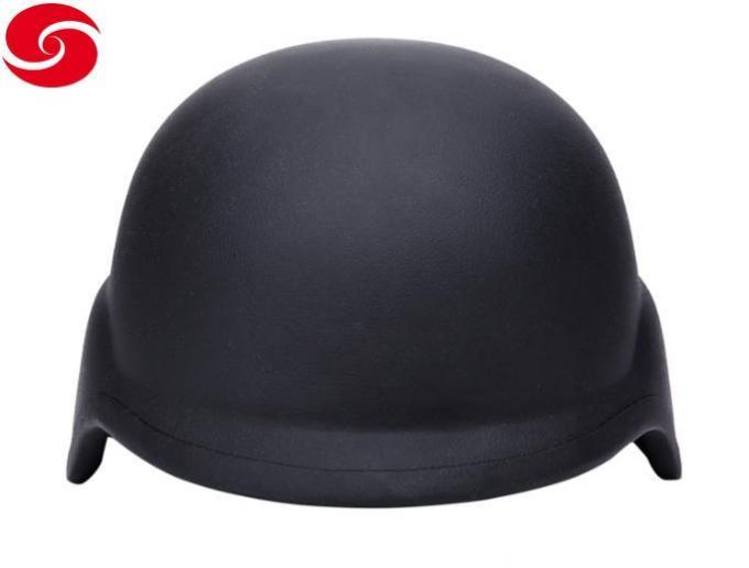 Pasgt Style Black Color Bulletproof Helmet Level Nij Iiia PE & Aramid Helmet