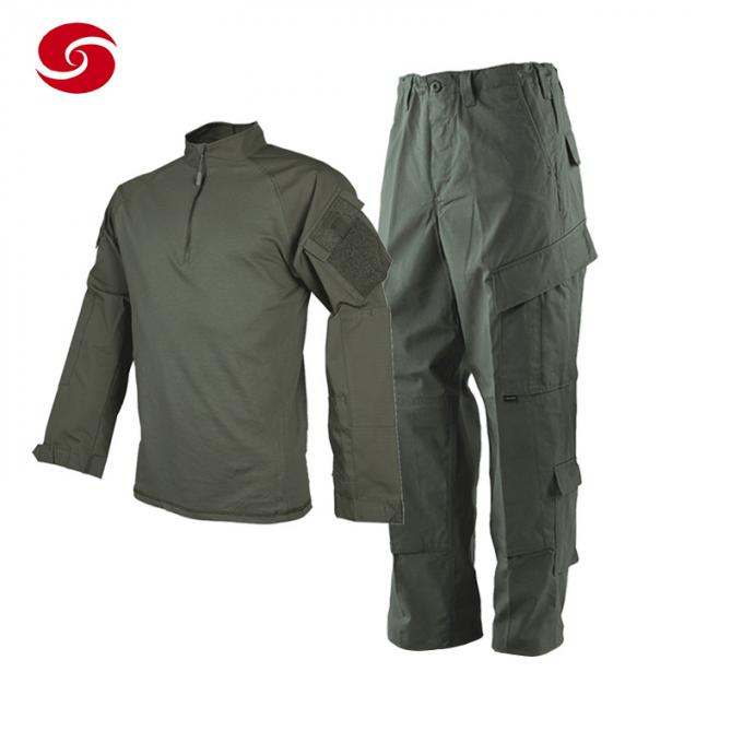 Olive Green Tactical Outdoor Frog Suit Combat Pants Men for Army