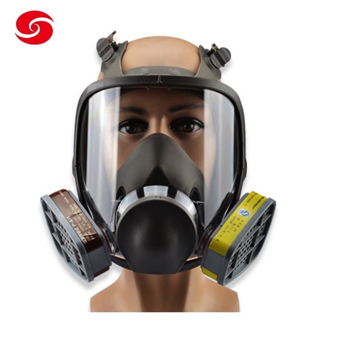 Military Tactical Protection System Gas Face Mask with Filter