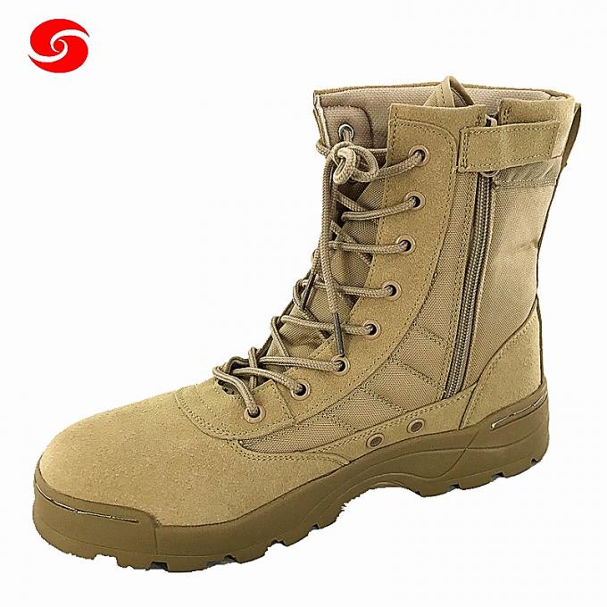Stock Light Leather Swat Hiking Desert Military Tactical Boots