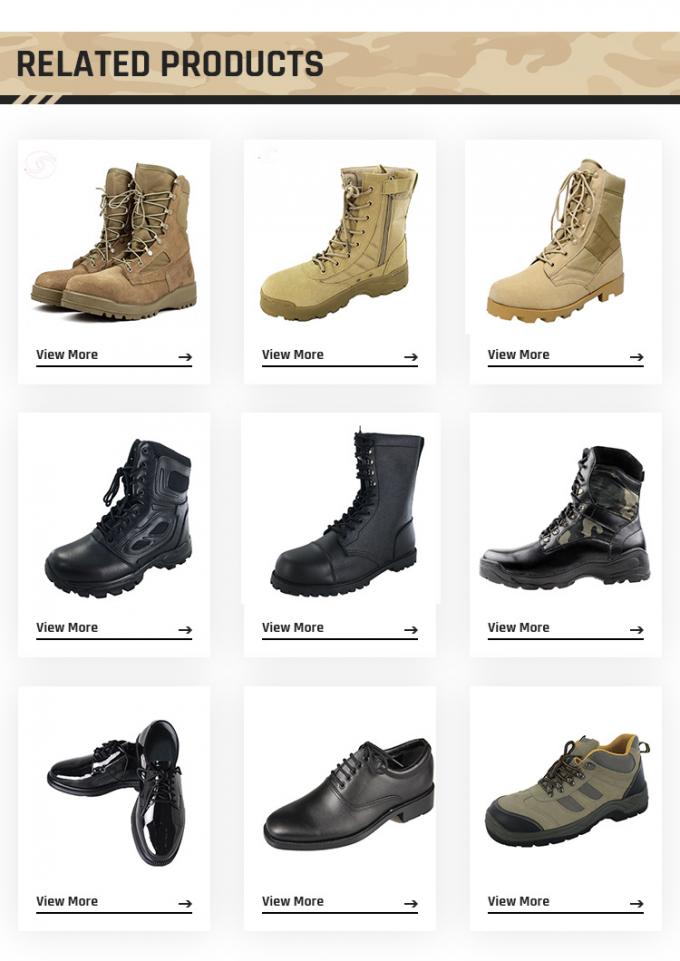 Army Green Panama Desert Outdoor Military Combat Tactical Boots
