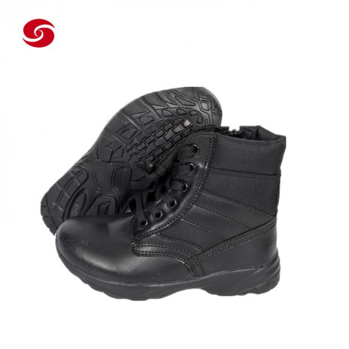 Breathable Black Duty Boots/ Policeman Boots/ Tactical Boots/Army Boots/Combat Boots/Men Shoes Boots/Solider Boots/ Leather Boots/Police Boots