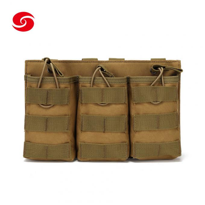 Polyester Army 600d Polyester Tactical Drop Leg M4 Triple Magazine Pouch