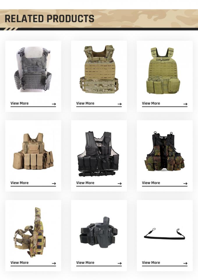 Laser Cut Military Army Plate Carrier Molle Combat Vest Chest Rig for Shooting and Hunting