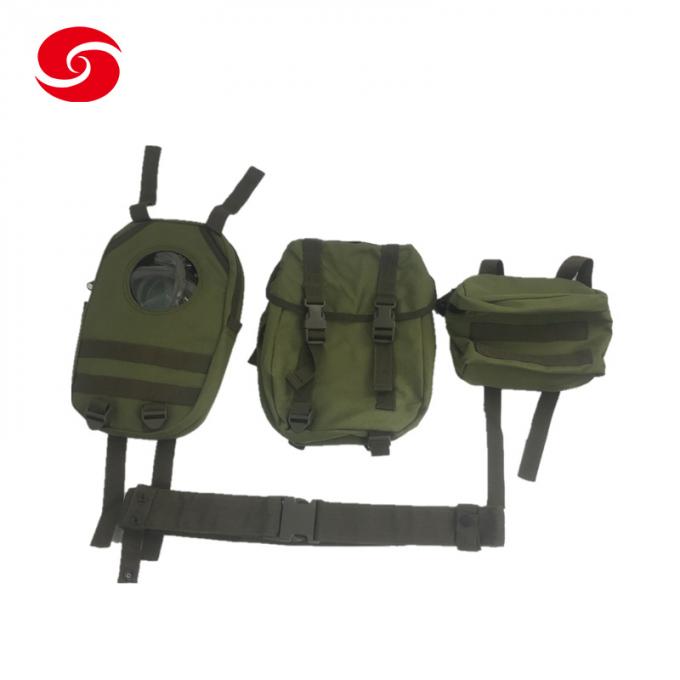 Olive Green Polyester Military Tactical Vest with Hydration Water Bladder