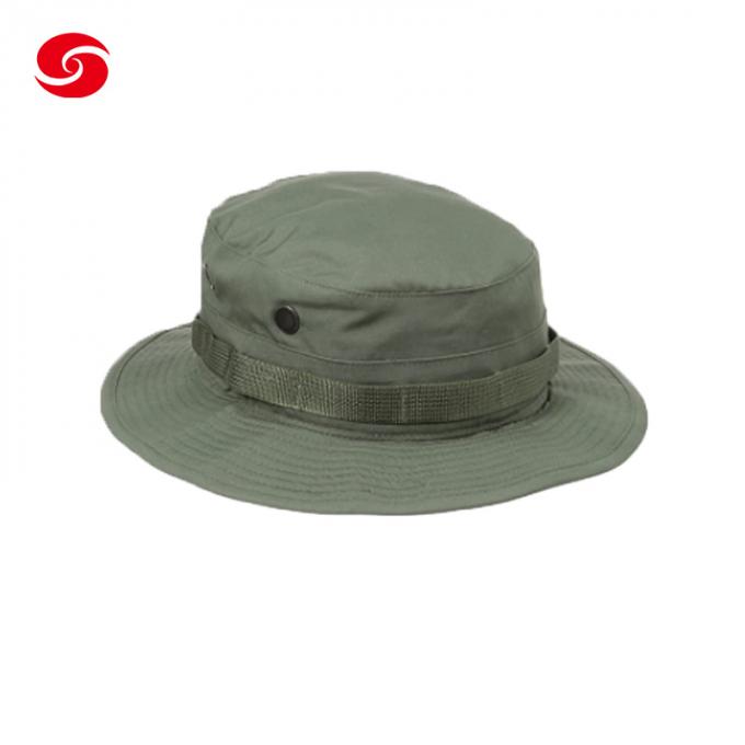 Cheap Military Bucket Olive Green Hats Fishing Boonie Hats Military Tactical Hat