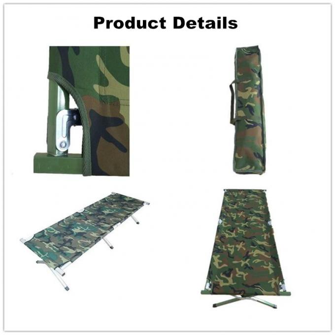 High Quality Camouflage Travel Camping Equipment Military Bed for Outdoor