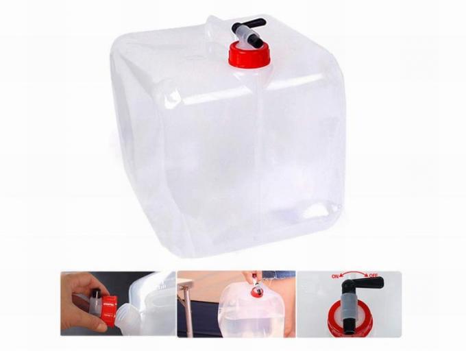 5L/10L/20 L LDPE Food Level Camping Folding Plastic Relief Water Jerry Can