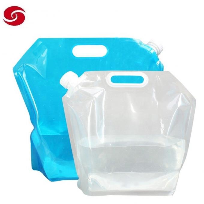 Army Standard 5L/10L Sports Folding PVC PE The Outdoor LDPE Drinking Portable Outdoor Disaster Relief Water Bag