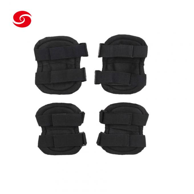 Black Protective Tactical Military Knee Elbow Pads
