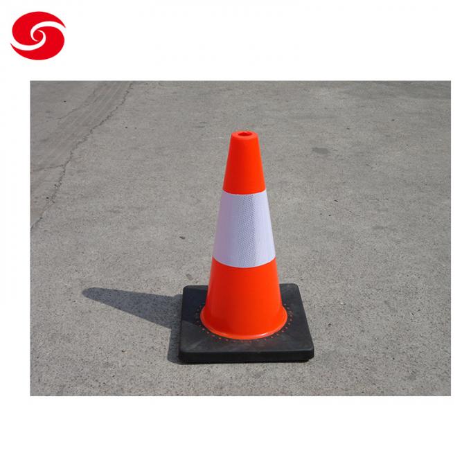 Reflective Orange PVC Road Traffic Safety Plastic Cone America Standard