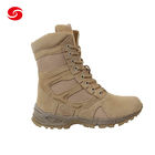 Desert Tan Side Zip Military Combat Shoes Training Ankle Boots