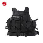                                  High Quality Black Police Security Tactical Army Multifunctional Airsof Vest             
