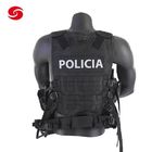                                  High Quality Black Police Security Tactical Army Multifunctional Airsof Vest             