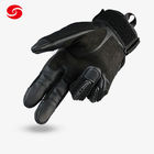 Black Nylon Windproof Military Tactical Gloves with Fingers  for Man