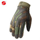 Camouflage Nylon Leather Protection Outdoor Gloves For Tactical