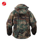 Soft Shell Jacket With Logo Military Outdoor Equipment Zipper Closure