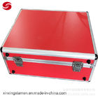 Fire Fighters Outdoor Rescue Equipment Red Aluminum Tool Cases / Box