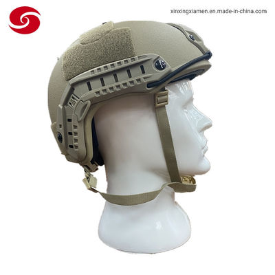                                  Ballistic Helmet Nij Iiia High Cut Fast Bulletproof Helmet Sand Color             