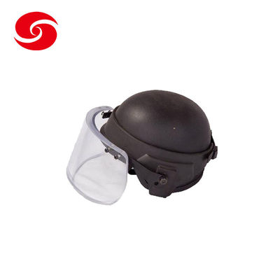 Face Protection Military Bulletproof Visor Security Polycarbonate Anti Riot Customsized