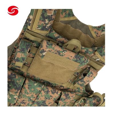                                  Military Camouflage Airsoft Combat Nylon Polyester Tactical Combat Vest             