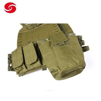                                  Multifunctional Pouches Laser Cut Army Green Military Police Tactical Molle Vest             