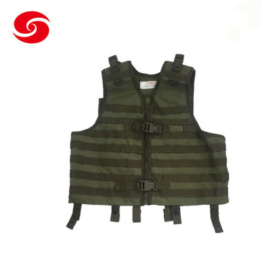                                  Olive Green Polyester Military Tactical Vest with Hydration Water Bladder             