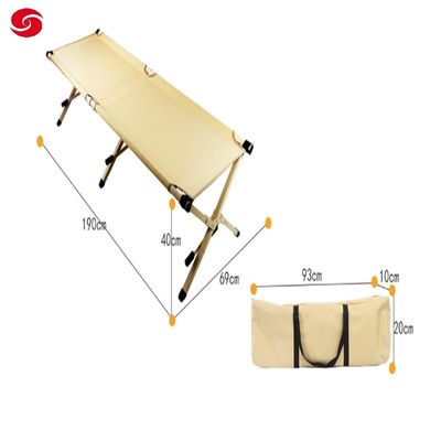 Steel Frame Camping Bed Military Outdoor Gear Portable Single Military Army