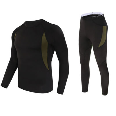 Soft Fleece Fitness Set For Cycling Cold Weather Underwear Set
