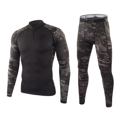 Men Combat Tactical Fleece Sport Thermal Underwear Warm Outdoor Hunting