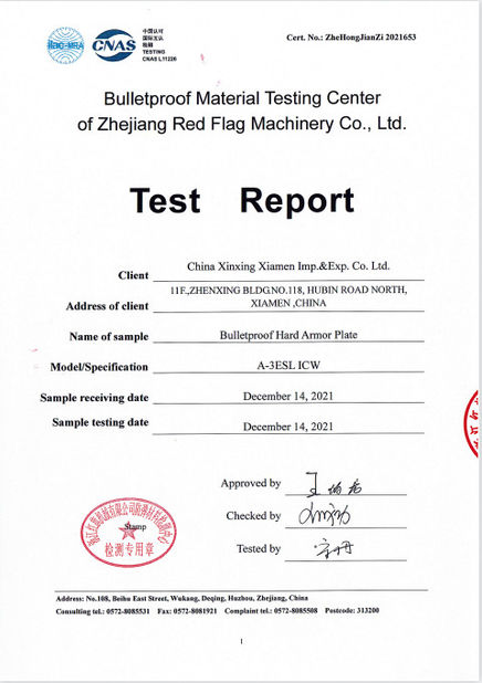 China China Xinxing Xiamen Import and Export Co., Ltd. certification