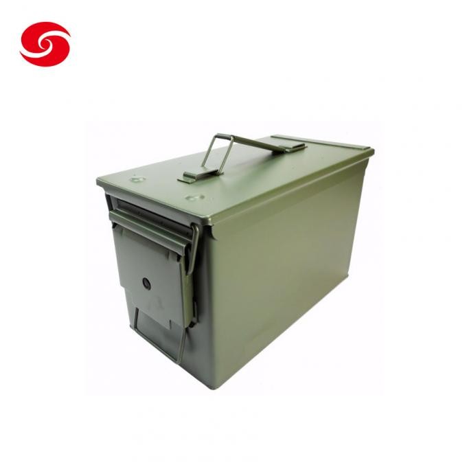 Green Army Standard M2a1 Gd1002 Metal Ammo Box/ Metal Bullet Storage Tool Box/Aipu Wholesale Waterproof Military Metal Ammo Box